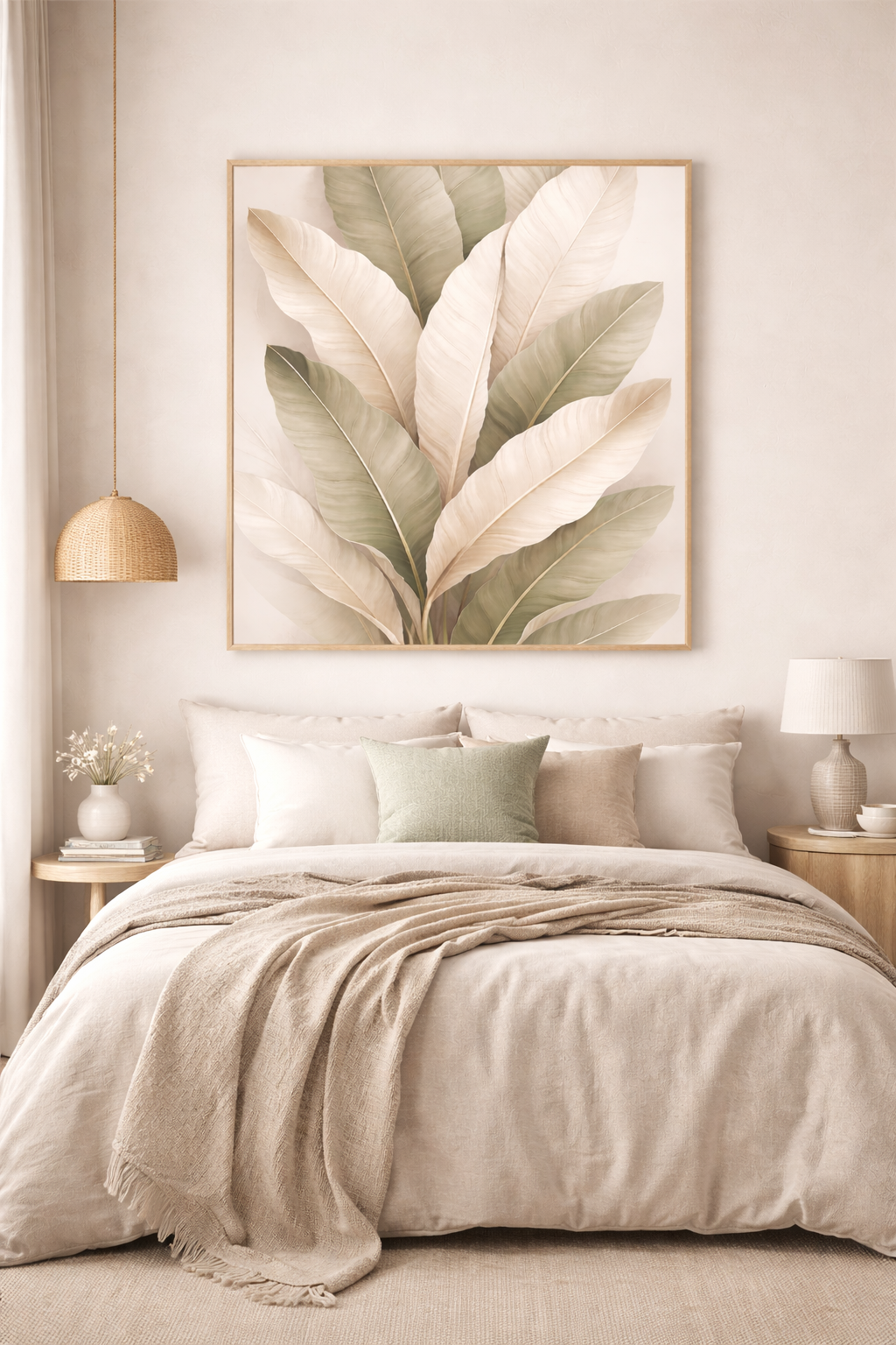 luxury minimalist botanical leaf wall art – modern neutral tropical illustration luxury minimalist botanical leaf wall art – modern neutral tropical illustration